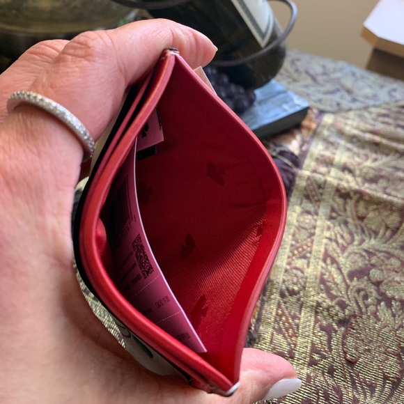 Authentic Kate Spade Leather Cherry colorblock slim card case - Picture 2 of 7